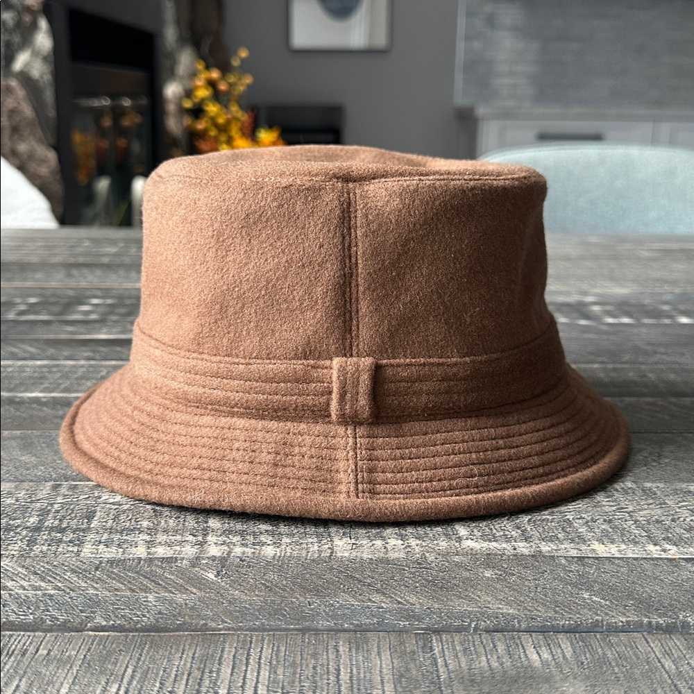 Vintage Borsalino Cashmere Wool Bucket Hat